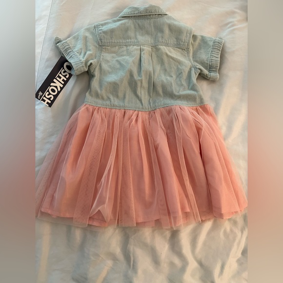 Osh Kosh Baby Girl Denim Tulle Dress NWT 18 months - Picture 2 of 8